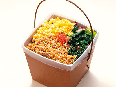 とりそぼろ3色弁当