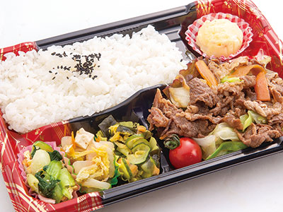 国産牛の焼き肉弁当