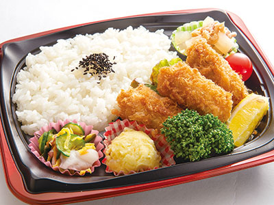 国産のかきフライ弁当