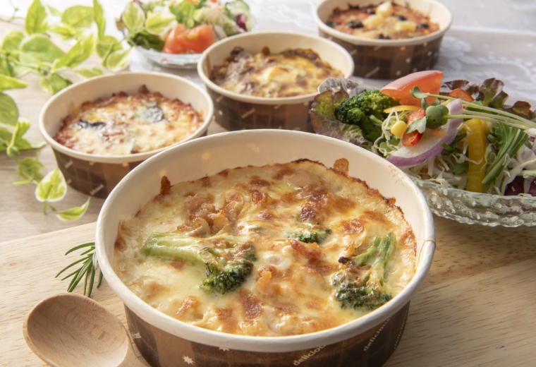 豆乳湯葉グラタン