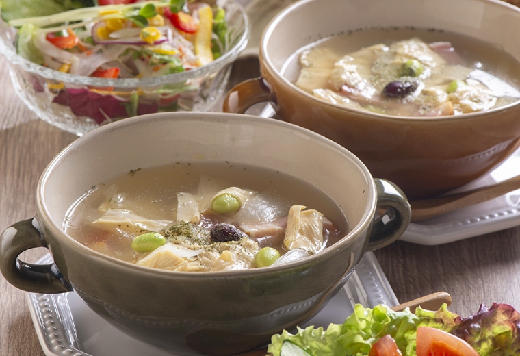 湯葉と３種豆の特製ポトフ