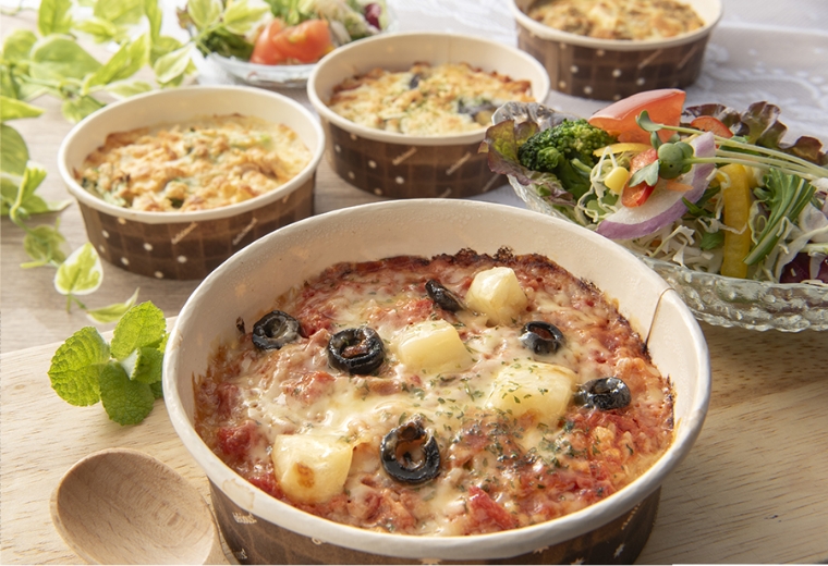 豆乳とトマトの和風ドリア